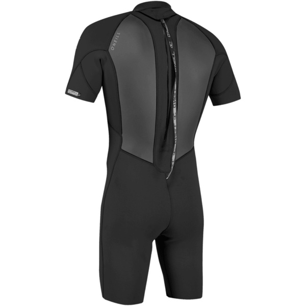2026 O'Neill Hombres Reactor-2 2mm Back Zip Shorty Neopreno 5041B - Black / Black